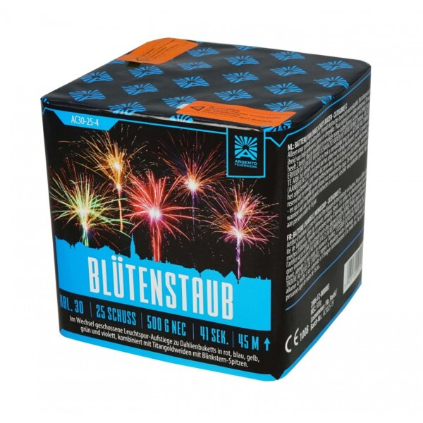 Argento Blütenstaub  13-Schuss-Feuerwerk-Batterie
