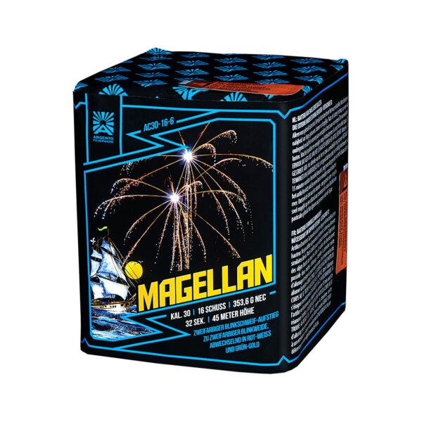 Argento Magellan 16-Schuss-Feuerwerk-Batterie