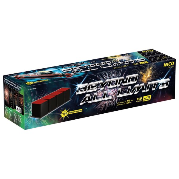 Nico Europe Beyond all Limits 144-Schuss-Feuerwerkverbund