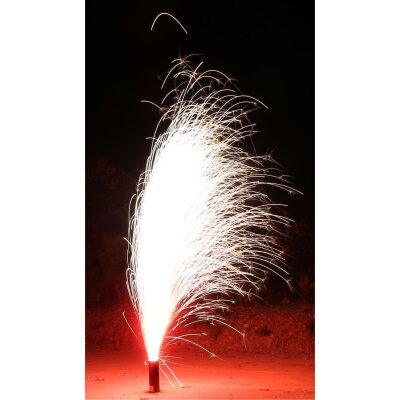 Nico Europe Silber Fontäne mit Roter Basis 5m