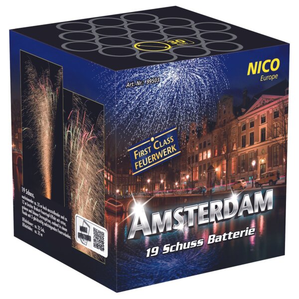 Nico Europe Amsterdam 19-Schuss-Feuerwerk-Batterie