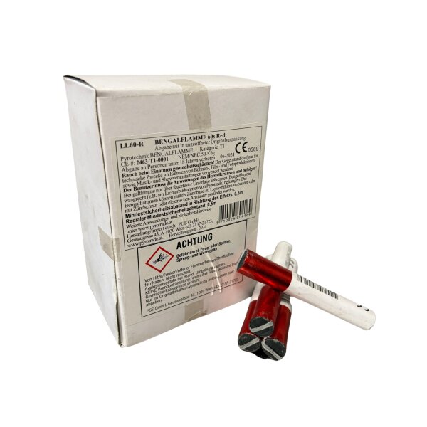 Lichterlanzen Rot 50er Schachtel