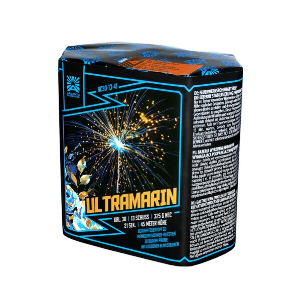 Argento Ultramarin 13-Schuss-Feuerwerk-Batterie
