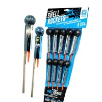 Argento Shellrockets Cal. 34/38 mm 9-teiliges...