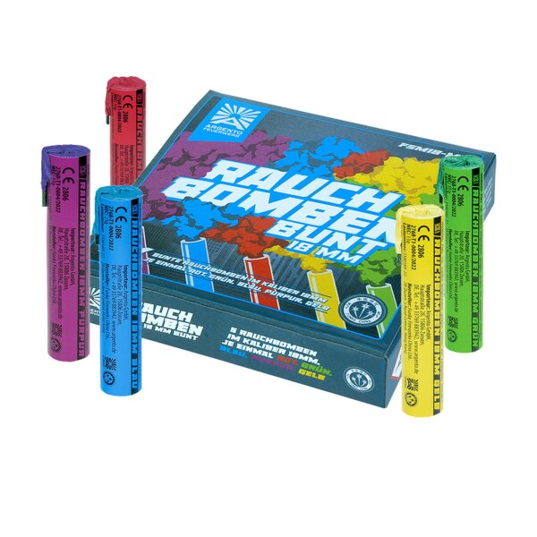 Argento Rauchbomben Bunt 5er Schachtel