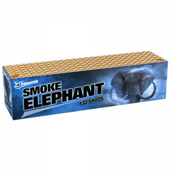 Lesli Smoke Elephant 133-Schuss-Feuerwerkverbund