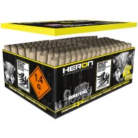 Heron Hungry Wolf 124-Schuss-Feuerwerkverbund