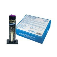 Funke Goldregen-Font&auml;ne mit blauen Sternen 5er...