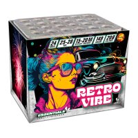 Lesli Retro Vibe 24-Schuss-Feuerwerk-Batterie