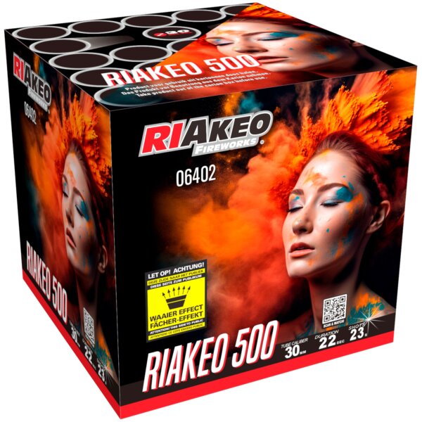 Riakeo 500 23-Schuss-Feuerwerk-Batterie
