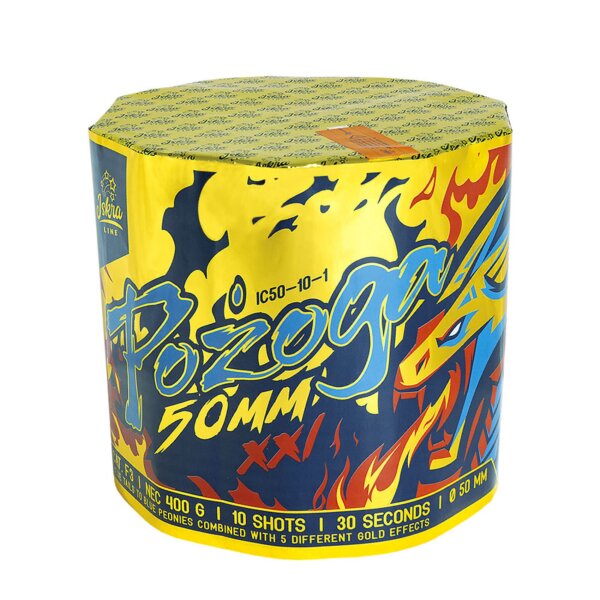 Iskra Pozoga 10-Schuss-Feuerwerk-Batterie (NUR ABHOLUNG)