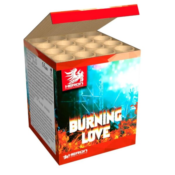 Heron Burning Love 16-Schuss-Feuerwerk-Batterie