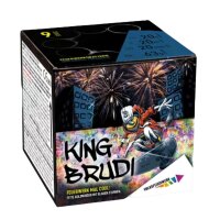 Volksfeuerwerk King Brudi 9-Schuss-Feuerwerk-Batterie