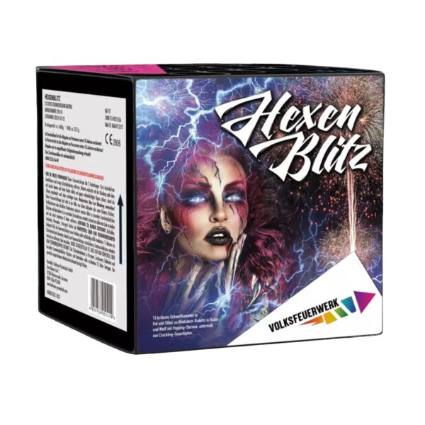 Volksfeuerwerk Hexenblitz 13-Schuss-Feuerwerk-Batterie
