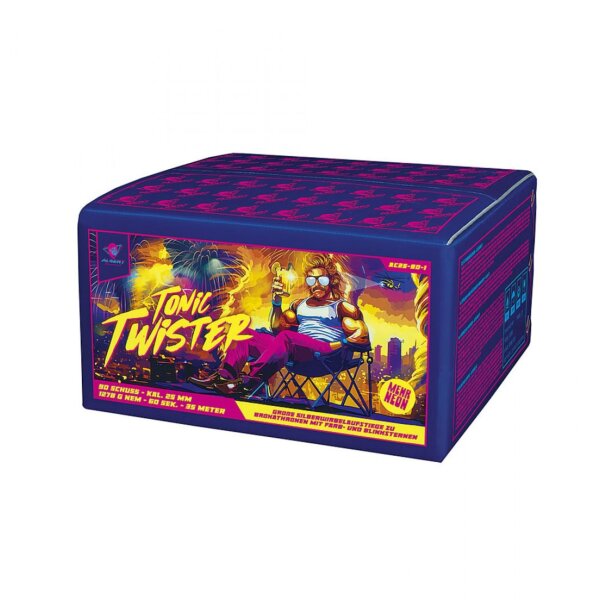 Albert Tonic Twister 90-Schuss-Feuerwerkverbund