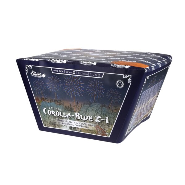 Funke Corolla-Blue Z-1 // 56-Schuss-Feuerwerk-Batterie