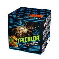 Argento Tricolor 25-Schuss-Feuerwerk-Batterie