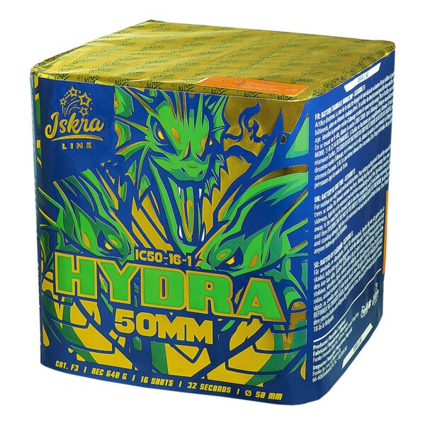 Iskra Hydra 16-Schuss-Feuerwerk-Batterie (NUR ABHOLUNG)