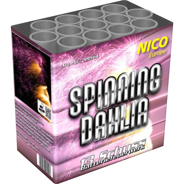 Nico Europe Spinning Dahlia 13-Schuss-Feuerwerk-Batterie