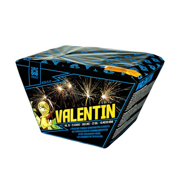 Argento Valentin 25-Schuss-Feuerwerk-Batterie