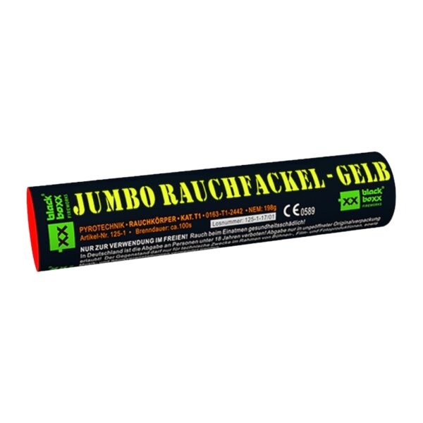Blackboxx Jumbo Rauchfackel Gelb