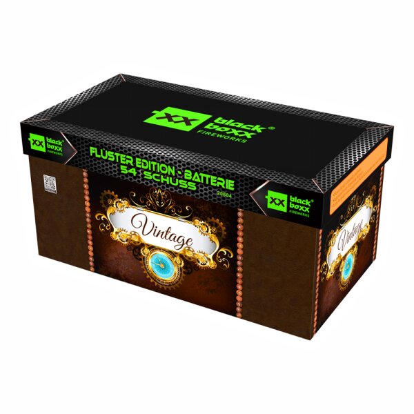 Blackboxx Vintage 54-Schuss-Feuerwerk-Batterie