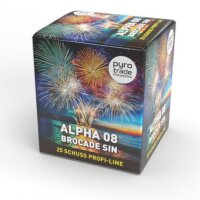 Pyrotrade Brocade Sin 25-Schuss-Feuerwerk-Batterie