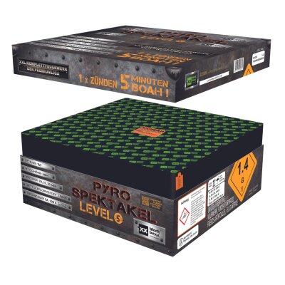 Blackboxx Pyro-Spektakel Level 5 165-Schuss-Feuerwerkverbund