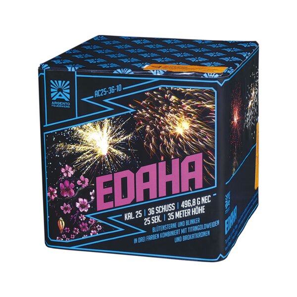 Argento Edaha 25-Schuss-Feuerwerk-Batterie