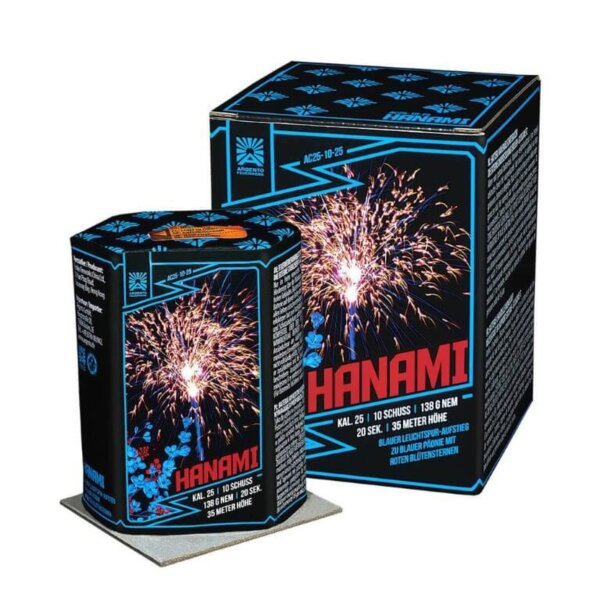 Argento Hanami 10-Schuss-Feuerwerk-Batterie